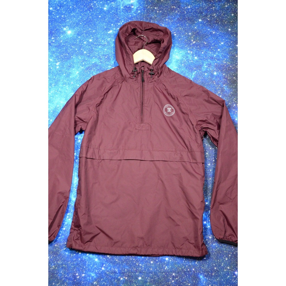 Roark Revival Pullover Jacket‎ Mens Medium Hooded Windbreaker Water Resistant